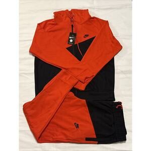 Nike Sweatsuit Short-Set Unisex-XL-Red/Navy